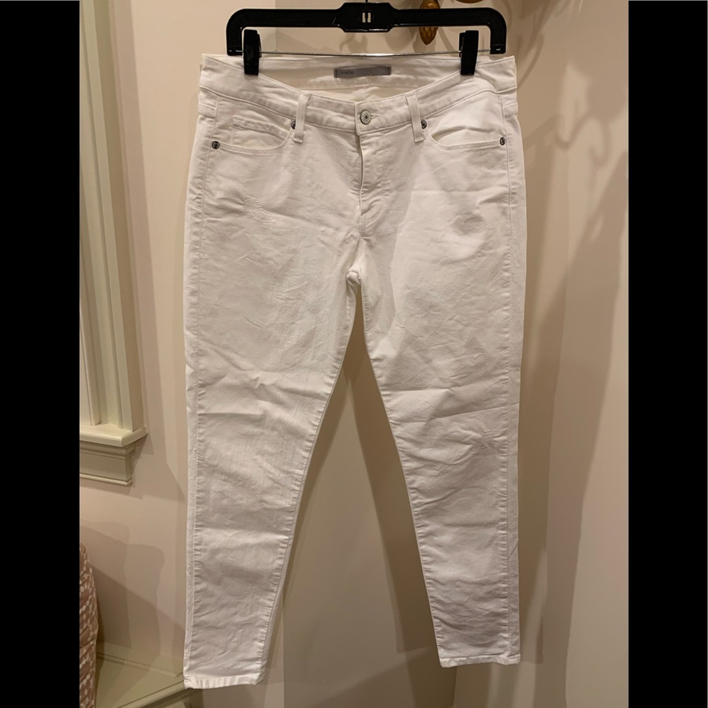 Vince Skinny Ankle Jeans Refurbished White Size 30 NWOT